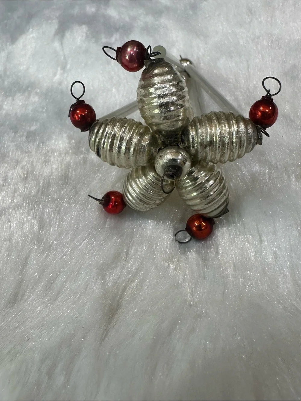 Gablonz Christmas Ornament Vintage Czech Bohemian